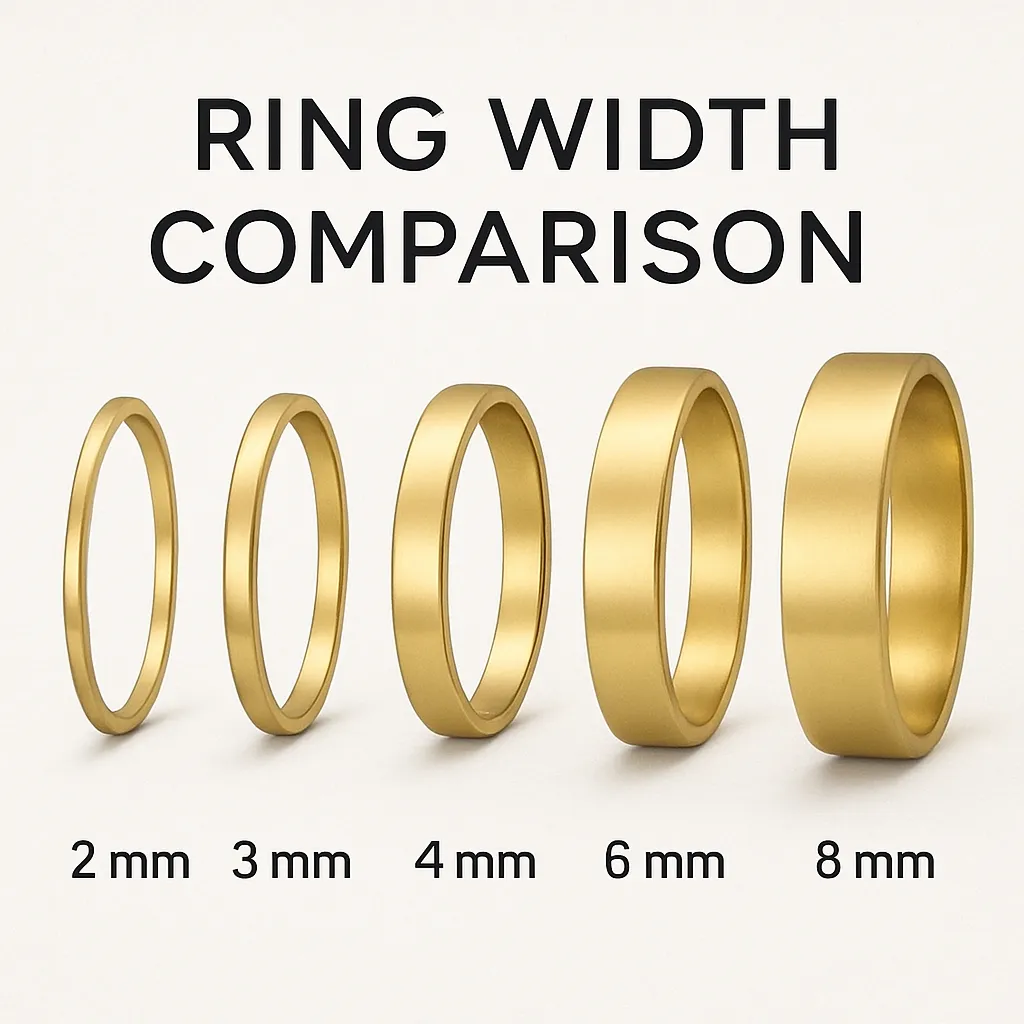 6mm Vs 8mm Ring Choosing The Right Width 6mm Vs 8mm Ring Choosing The Right Width